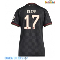 Camisa de time de futebol Bayern Munich Michael Olise #17 Replicas 3º Equipamento Feminina 2025-26 Manga Curta